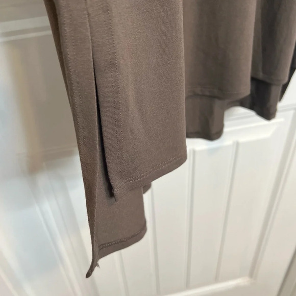 Eileen Fisher Woman Black & Tan Jersey Dress. Size 1X. - Picture 4 of 10